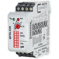 Metz Connect Multifunktions-Zeitrelais MFRk E08 230VAC/24VUC 1WE 30h, Relais
