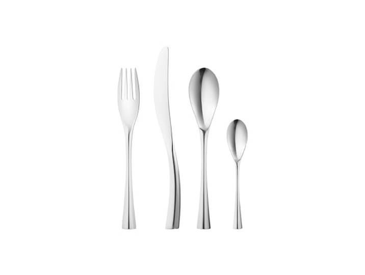 Georg Jensen Cobra Besteck-Geschenkbox – spülmaschinenfester Esslöffel, Messer, Gabel und Teelöffel – entworfen von Constantin Wortmann – 24er-Pack