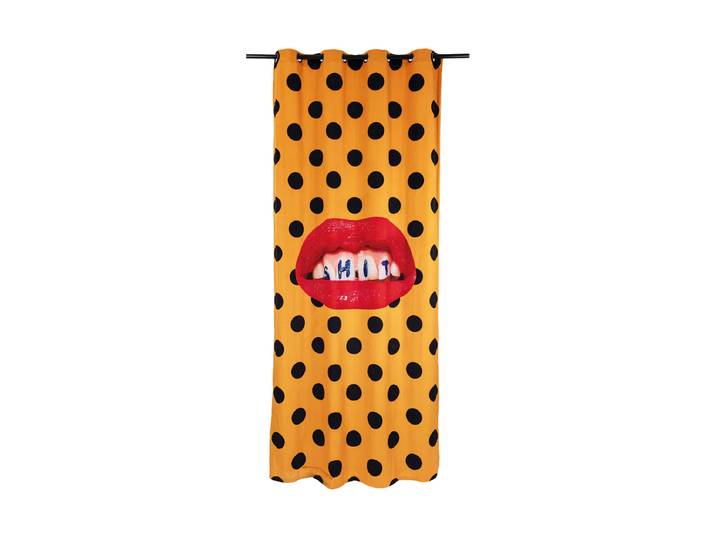 Design Duschvorhang „Toiletpaper Shit“ Multicolor Seletti