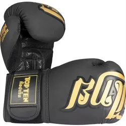 TOP TEN Boxhandschuhe „Nong Han“, Größe 10 oz in Schwarz Schwarz