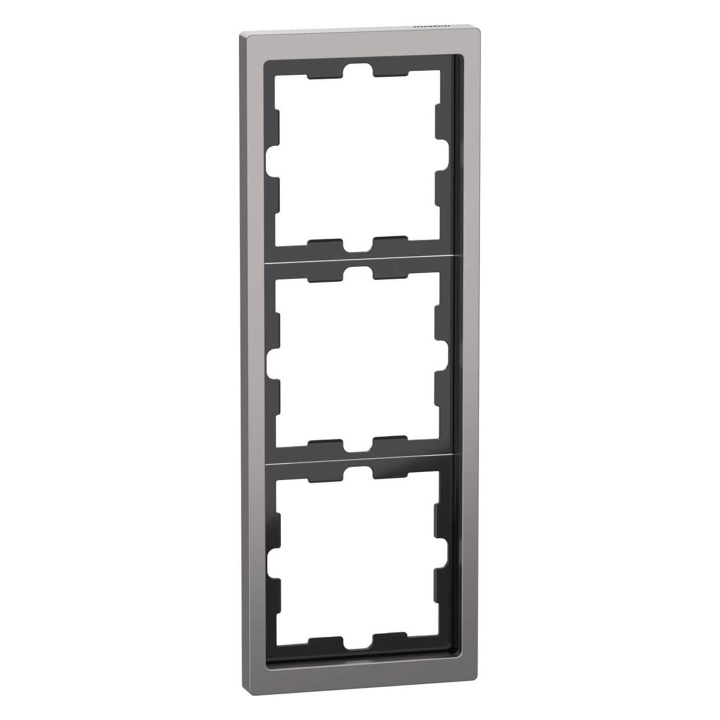 Merten Rahmen 3f.nickelmet D-Life Metall MEG4030-6550 (MEG4030-6550)
