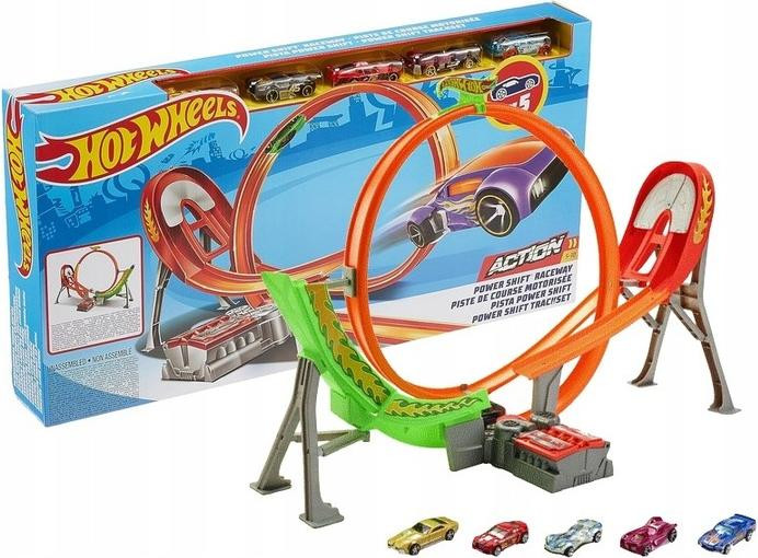 Hot Wheels Action FCF18 voertuig en baan set, meerkleurig