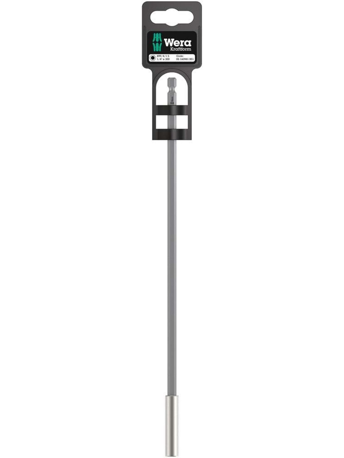 Wera 899/4/1 S Universalhalter mit starkem Sprengring, 1/4 Zoll x 300 mm