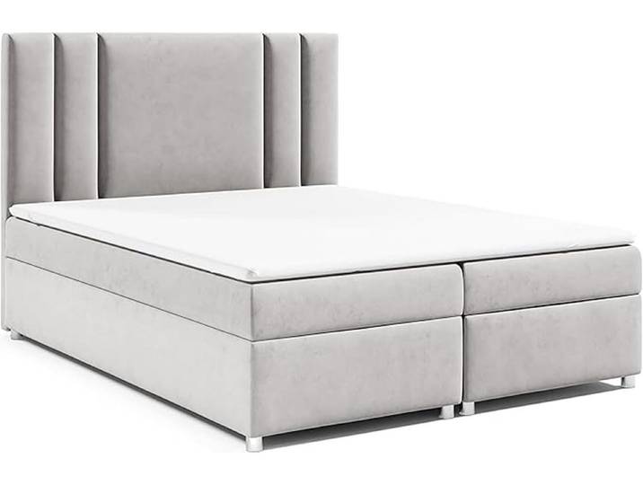 Best for Home Boxspringbett mit Bettkasten Trinity K-8 Bonellfederkern inkl. Komfort Topper H3 (140x200 160x200 180x200 200x200 cm), Handwerksqualität, TOP Preis-Leistungs-Verhältnis