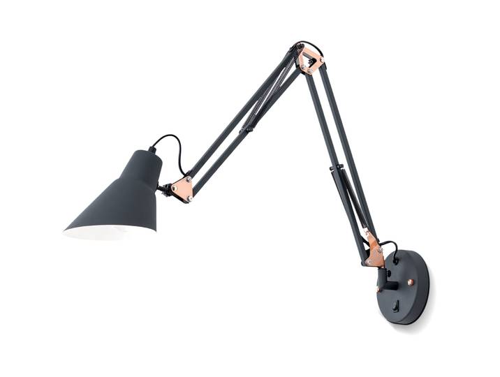 Wandlampe Bachelor schwarz/kupfer Stahl B 64 cm
