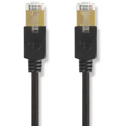 Nedis Cat 6 Kabel | RJ45 Stecker | F/UTP | 2.00 m | rund | LSZH / PVC | Anthrazit | Verpackung mit Sichtfenster