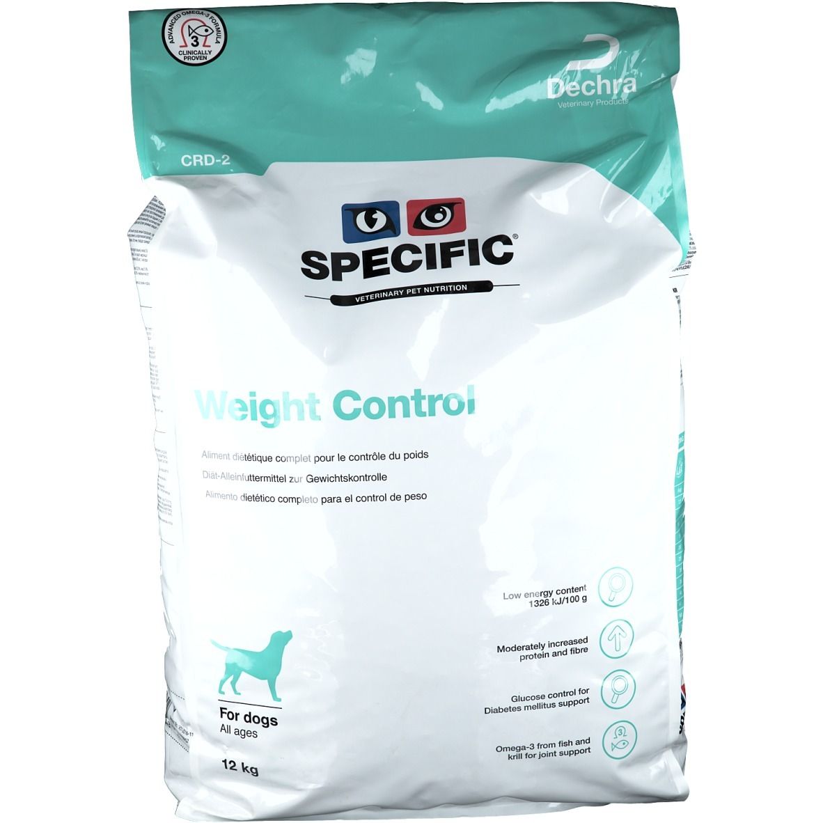 Specific Crd-2 Weight Control 12kg 12 kg Pellets