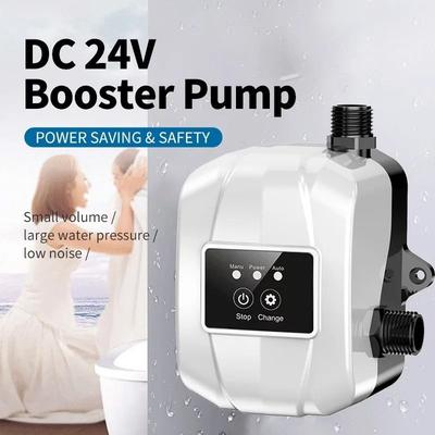 Uplifted Goods 24V DC Silent Booster Water Pump With Auto Pressure Switch For Showers And Solar Heaters white 24v uk