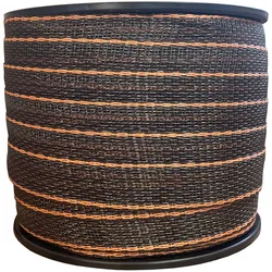 Weidezaunband Premium - braun/orange - 200 m, 42 mm, 6+15 Niro - Kombiband
