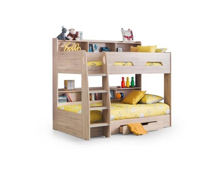 Julian Bowen Orion Etagenbett, Sonoma-Eiche, Einzelbett