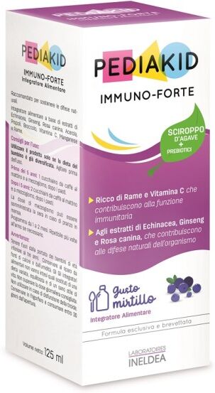 LABORATOIRES INELDEA Pediakid Immuno-Forte sciroppo, 125 ml