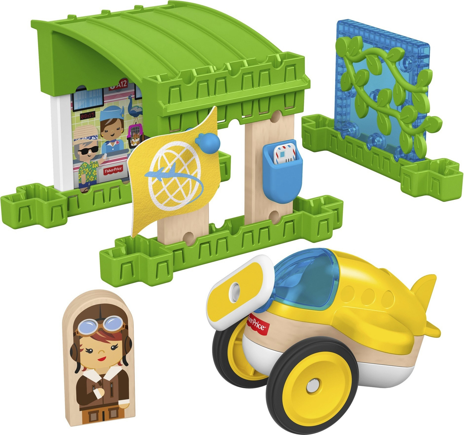 Fisher-Price Wunder Werker vliegveldset bouwspeelgoed