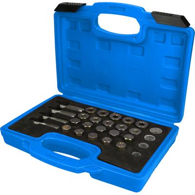 BRILLIANT TOOLS Reparatursatz, Ölablassschraubengewinde Reparatursatz für Öl-Ablass-Gewinde, 64-tlg. BT711250