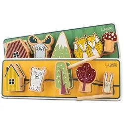 Hej Lonne Fädelspiel HEJ LONNE - B/H/T ca. 30,00x30,00x10,00