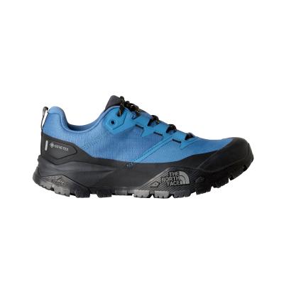 Wanderschuh THE NORTH FACE "M OFFTRAIL HIKE GORE-TEX", Herren, Gr. 40,5, Synthetik, winslor blau, tnf schwarz, Schuhe Wanderschuh, sportlicher Stil, wasserdicht, atmungsaktiv, Schnürung