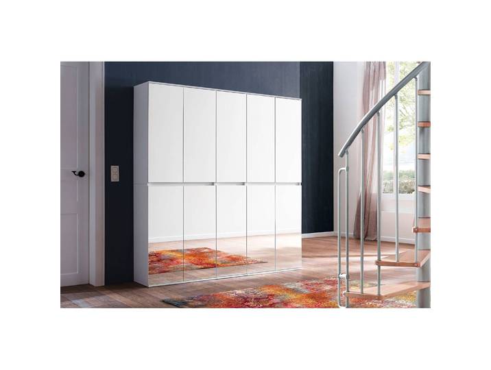 Garderobenschrank 185cm Weiß