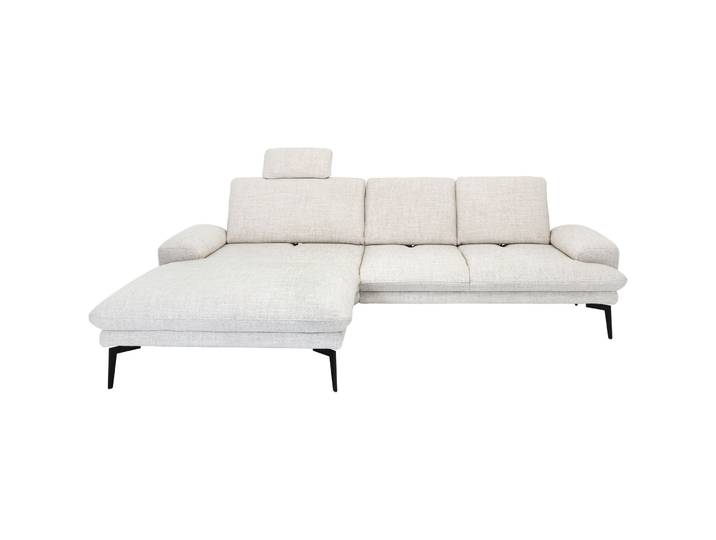 Himolla Ecksofa Lunis Polyester Natur B 266 T 207 cm - Ecksofa