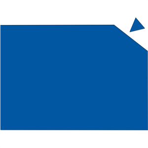 Franken Magnetpapier MP841 03, 200 x 295 mm, blau, zum Ausschneiden von Symbolen, 1 Platte