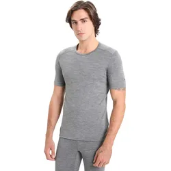 Icebreaker Polo Merino Crew, dunkelgrau