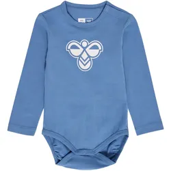 hummel hmlMINI Logo langarm Baby-Body 7379 - dutch blue 62