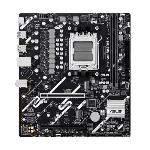Asus PRIME B840M-K Mainboard Sockel (PC) AMD AM5 Formfaktor (Details) Micro-ATX Mainboard-Chipsatz AMD B840