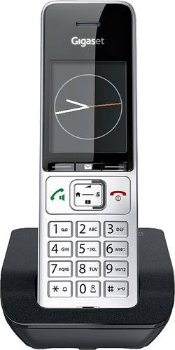Gigaset COMFORT 500 DECT, GAP Schnurloses Telefon analog Babyphone, Freisprechen, für Hörgeräte kompatibel, Headsetanschluss