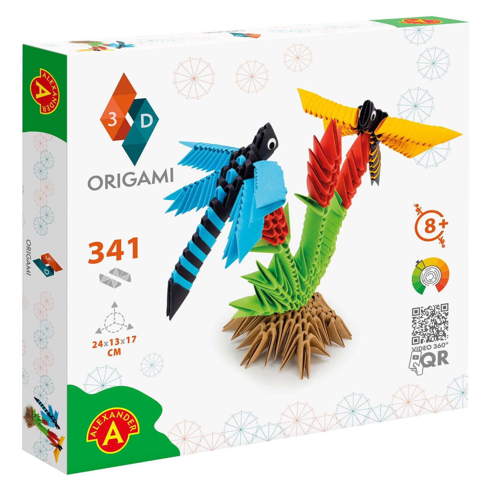 Selecta Spielzeug ORIGAMI 3D - Libellen, 341-tlg. (501826)
