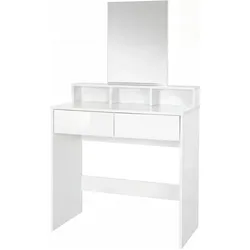 FineBuy, Schminktisch, Kosmetiktisch (80 x 40 x 140 cm)