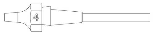 Weller XDSL 4 SAUGDÜSE Ø1,2XØ2,5 L=10,5MM VERP. Saugdüse