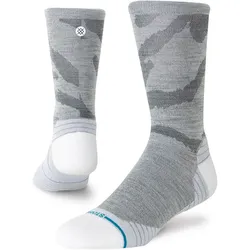 Stance, Unisex, Sportsocken, Digi Dash Light Wool Crew (L), Weiss, Grau