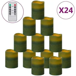 vidaXL, LED Kerzen, Qulonica (24 Stück) (24x)
