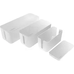 LOGILINK KAB0078 - Logilink Kabelbox 3er Set, weiß