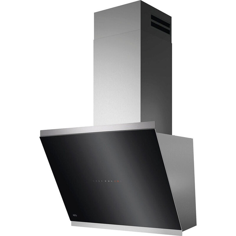 AEG GV77D61SL Serie 7000 SilenceTech wandgemonteerde rookzuigkap, zwart, 60 cm