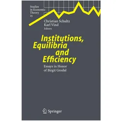 Institutions, Equilibria and Efficiency, Fachbücher