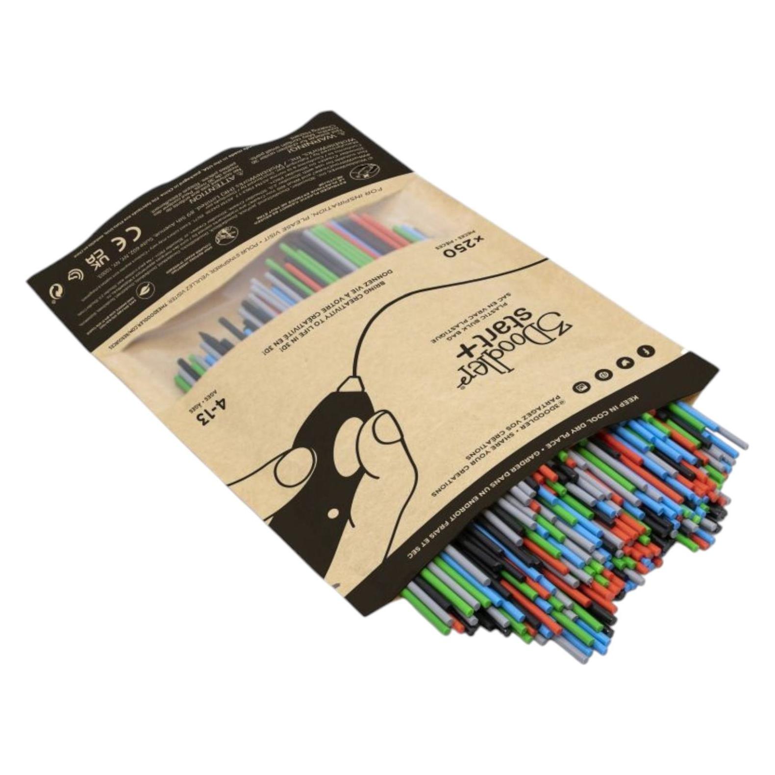 3Doodler Filament / Start+ / 250 / weiss, pink, mint, gelb, orange / "Fire & Ice Mix" (280 g, 2.50 mm) (3DS-ECO-MIX2-250)