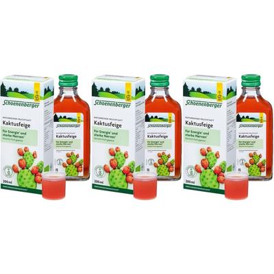 Kaktusfeige Saft Bio Schoenenberger 3x 3x200 ml