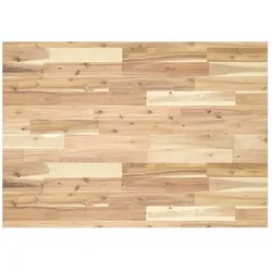 vidaXL Schreibtischplatte Unbehandelt 120x70x2 cm Massivholz Akazie