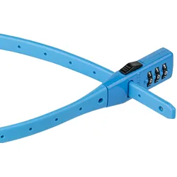 KRYPTONITE Zahlen-Kabelschloss Click Lock blau