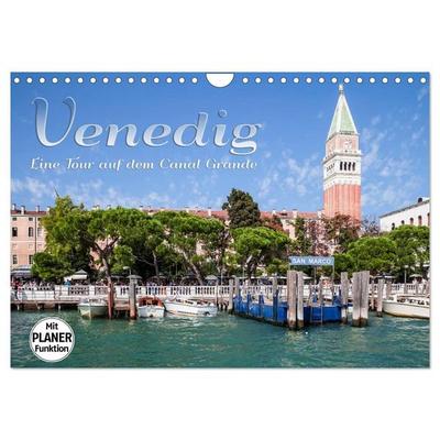 VENEDIG Eine Tour auf dem Canal Grande (Wandkalender 2027 DIN A4 quer), CALVENDO Monatskalender