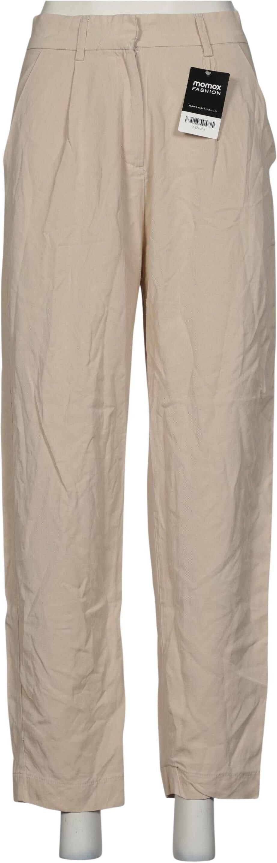 Kauf dich glucklich Damen Stoffhose, Beige, Gr. M, Viskose / Lyocell - Second Hand