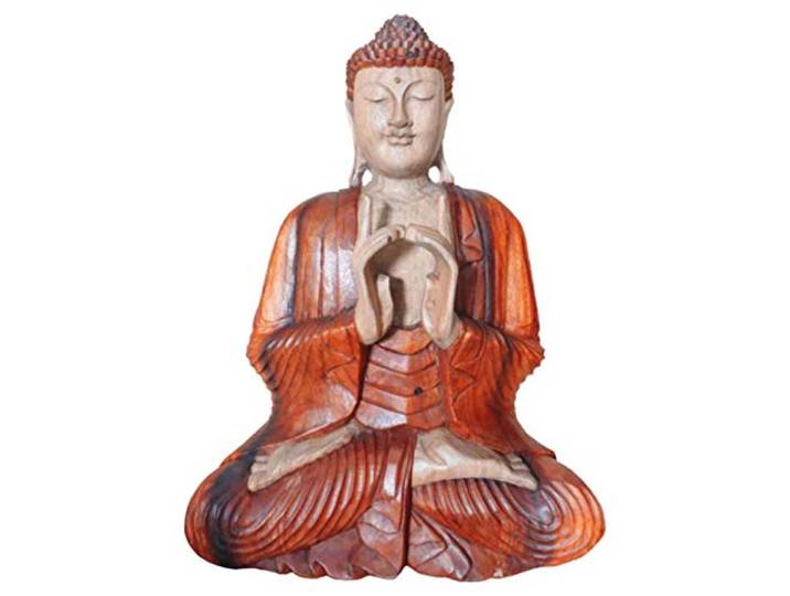 Hand Carved Buddha Statue - 60cm Two Hands