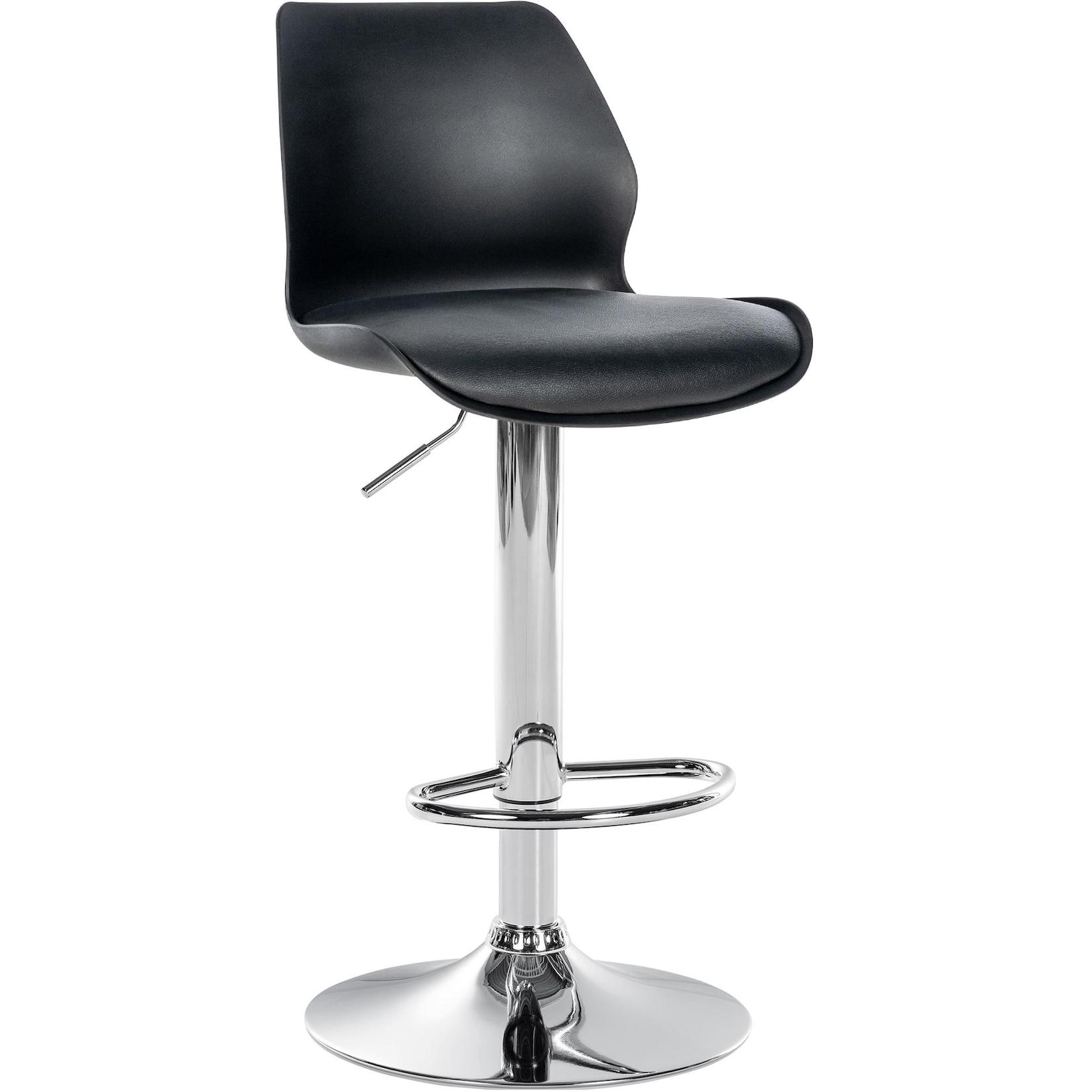 CLP Barhocker Gilbert Kunststoff Farbe: schwarz, Material: Kunststoff