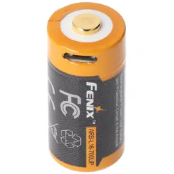 Fenix ARB-L16-700UP geschützter Li-Ion Akku 16340 RC123A für PD25 PD22UE, mit USB-Ladebuchse