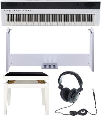 Thomann DP-28 WH Digital Piano Bundle Blanc