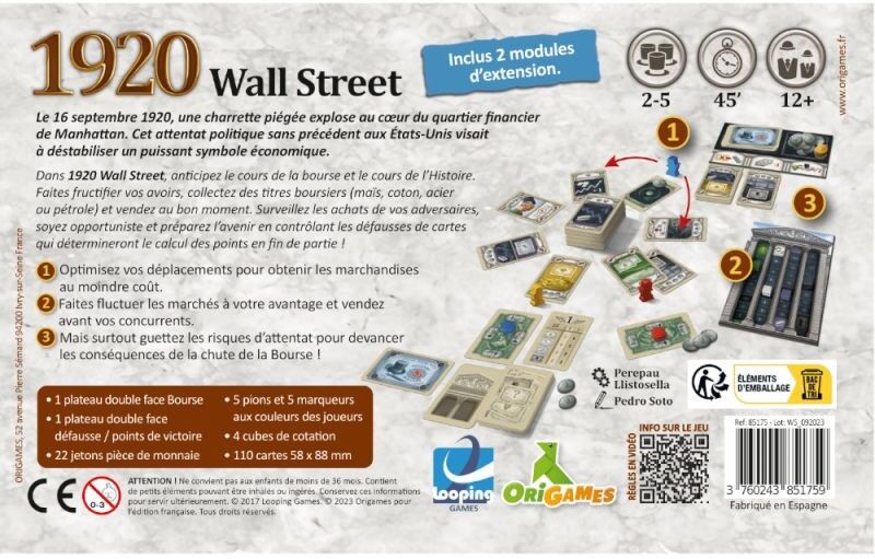 Origames 1920 - wallstreet
