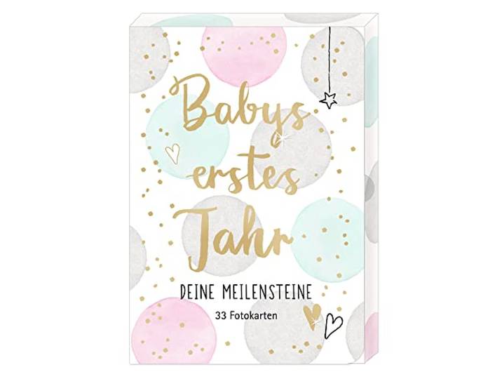 Fotokarten-Box - Babys erstes Jahr - Deine Meilensteine: 33 Fotokarten (Alben & Geschenke fürs Baby)