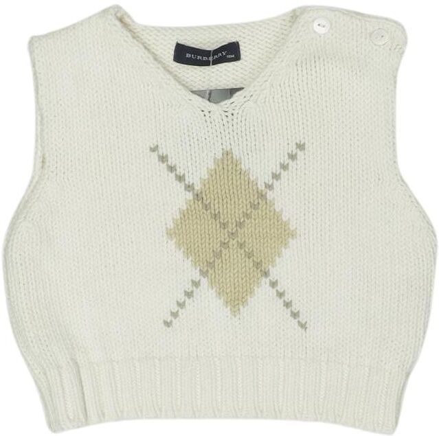 Burberry Mädchen Pullover, Mehrfarbig, Gr. EU 86, Baumwolle / Synthetik - Second Hand