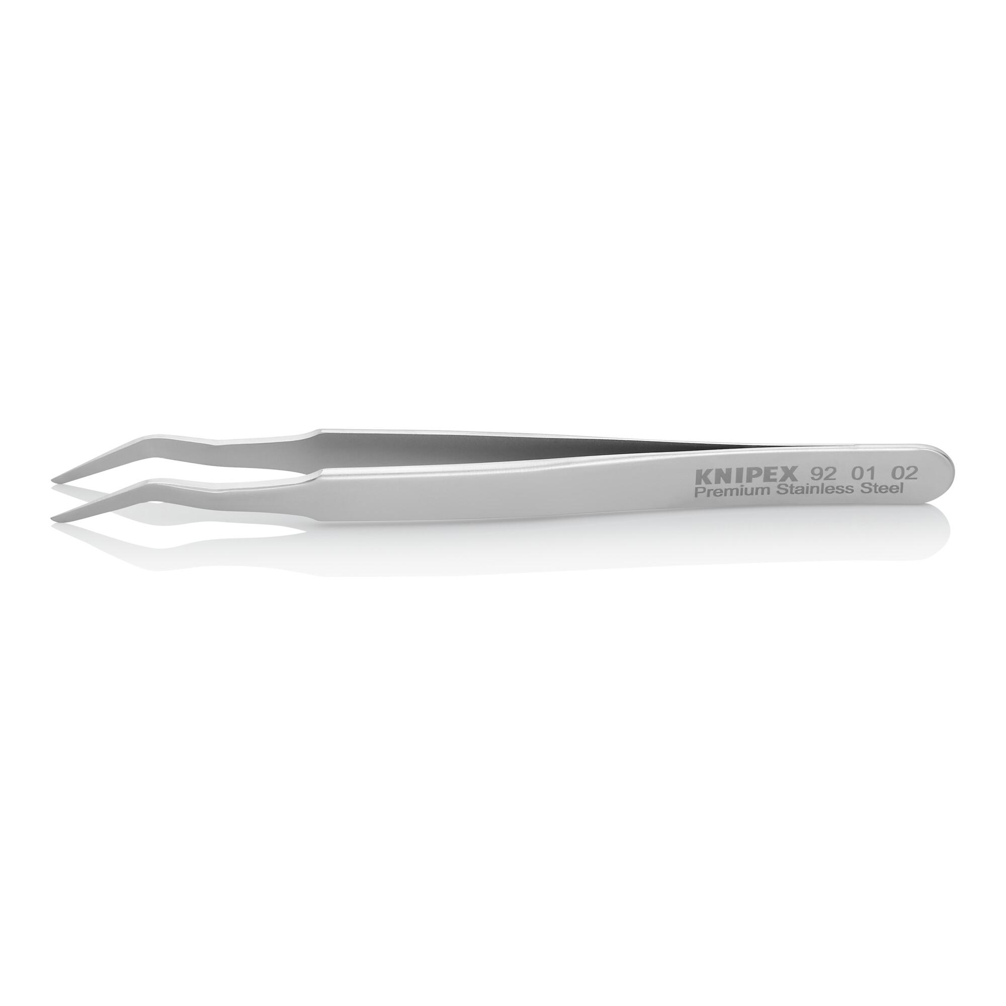 KNIPEX 92 01 02 SMD-Präzisionspinzette Glatt 120 mm)