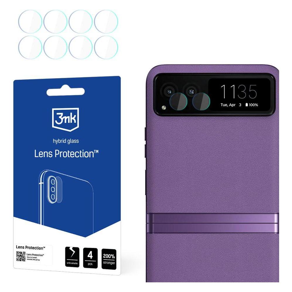 3MK Lens Protect Motorola Razr 2023 / Razr 40 (front) Ochrona na obiektyw aparatu 4szt (4 Stk., Motorola Razr 40) (3mk Lens Protection(1094)-0)