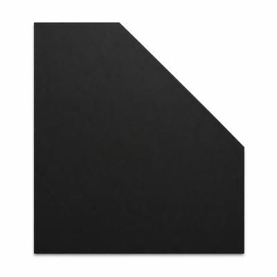 Bodenschutzplatte HANSEATIC "für Kaminöfen Fünfeck 110 Stahl", schwarz, B:110cm H:2mm L:110cm, Stahl, Bodenschutzplatten, Stahl-Fünfeck, 110 x 110 cm, 2mm Stärke, schwarz, zum Funkenschutz